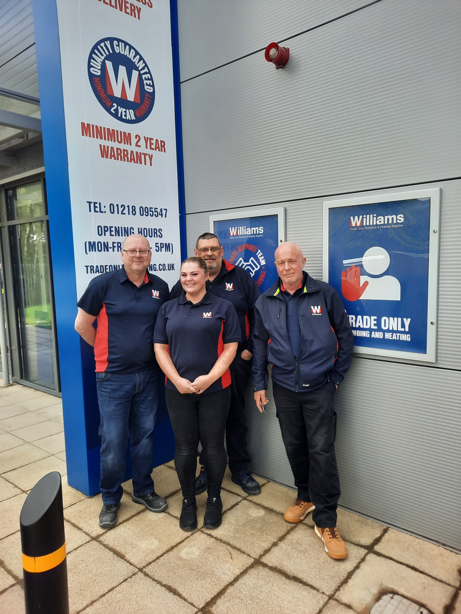 Birmingham here we come! Williams Trade Only Plumbing & Heating Supplies